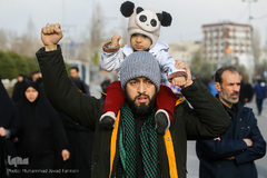 راهپیمایی استکبار ستیزی مردم تهران پس از نماز جمعه