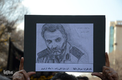 سوگواری شهادت سپهبد حاج قاسم سلیمانی در سراسر ایران