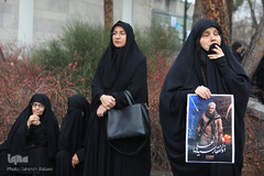 راهپیمایی دانشجویان دانشگاه های تهران در پی شهادت سردار قاسم سلیمانی