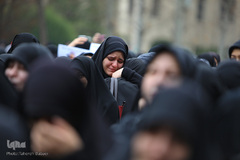 راهپیمایی دانشجویان دانشگاه های تهران در پی شهادت سردار قاسم سلیمانی