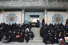 راهپیمایی دانشجویان دانشگاه های تهران در پی شهادت سردار قاسم سلیمانی