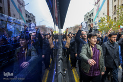 راهپیمایی دانشجویان دانشگاه های تهران در پی شهادت سردار قاسم سلیمانی