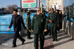 چهره ها در مراسم خاکسپاری شهید س‍پهبد قاسم سلیمانی/ کرمان