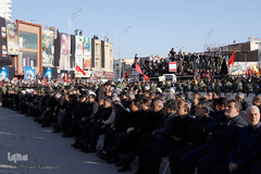 چهره ها در مراسم خاکسپاری شهید س‍پهبد قاسم سلیمانی/ کرمان