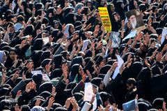 راهپيمايي سوگواران سردار دل‌ها در شيراز