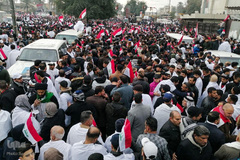 خروش میلیونی عراقی ها برای خروج تروریست های آمریکایی‌