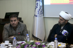  حجت‌الاسلام والمسلمین محمدعلی میرزایی، عضو هیئت علمی جامعة‌المصطفی(ص) العالمیة و سیدمحمدجواد شوشتری، مدیرعامل خبرگزاری بین المللی قرآن(ایکنا)