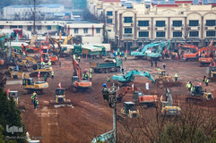 ساخت بیمارستان ۱۰۰۰ تختخوابی در ۱۰ روز