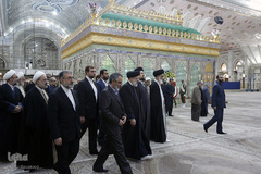 تجدیدمیثاق رئیس قوه قضائیه با آرمان های امام خمینی(ره)