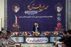 محفل انس با قرآن کاروان قرآنی انقلاب در شهرستان جاسک