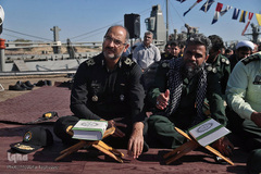 محفل انس با قرآن کاروان قرآنی انقلاب در منطقه سوم نبوت نیروی دریایی ارتش جمهوری اسلامی ایران