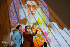 نور افشانی میدان آزادی به مناسبت سالروز پیروزی انقلاب اسلامی