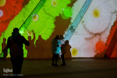 نور افشانی میدان آزادی به مناسبت سالروز پیروزی انقلاب اسلامی