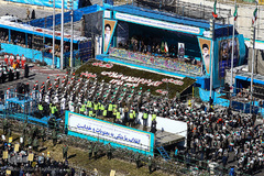 حماسه یوم الله ۲۲ بهمن از نمای برج آزادی