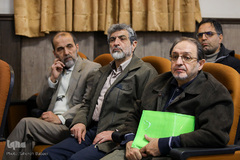 علی‌اکبر حشمتی، محمد خواجوی و محمدعلی خواجه‌پیری، سومین مجمع عمومی انجمن خادمان قرآن کریم