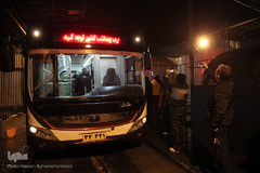 عملیات ضد عفونی کردن ناوگان حمل و نقل عمومی در تهران