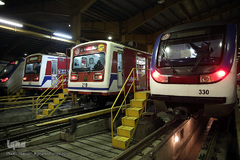 عملیات ضد عفونی کردن ناوگان حمل و نقل عمومی در تهران