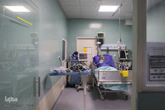 تحویل سال نو در بخشهای ویژه کرونای بیمارستان هاجر