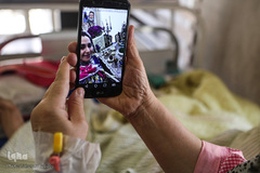 تحویل سال نو در بخشهای ویژه کرونای بیمارستان هاجر