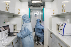 رونمایی از آزمایشگاه بیولوژیک سیار بسیج