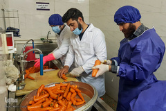 جشن روز طبیعت جهادگران در کنار بیماران کرونایی