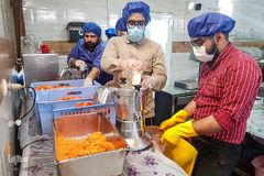 جشن روز طبیعت جهادگران در کنار بیماران کرونایی