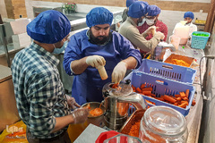 جشن روز طبیعت جهادگران در کنار بیماران کرونایی