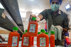 جشن روز طبیعت جهادگران در کنار بیماران کرونایی