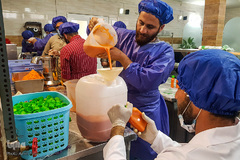 جشن روز طبیعت جهادگران در کنار بیماران کرونایی