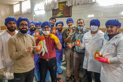 جشن روز طبیعت جهادگران در کنار بیماران کرونایی