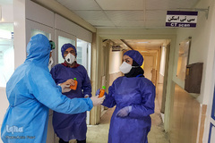 جشن روز طبیعت جهادگران در کنار بیماران کرونایی