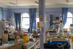 جشن روز طبیعت جهادگران در کنار بیماران کرونایی