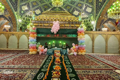 حرم حضرت رقیه(س) در شب ولادت