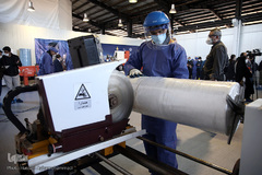 افتتاح خط تولید بزرگترین کارخانه تولید ماسک جنوب غرب آسیا در شهرک صنعتی اشتهارد