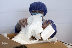 افتتاح خط تولید بزرگترین کارخانه تولید ماسک جنوب غرب آسیا در شهرک صنعتی اشتهارد