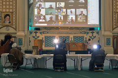 جلسه گردهمایی مجازی روحانیون انگلیس‎