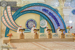 جزءخوانی قاریان نونهالان در حرم علوی