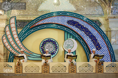 جزءخوانی قاریان نونهالان در حرم علوی