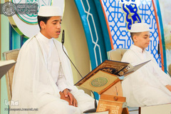 جزءخوانی قاریان نونهالان در حرم علوی