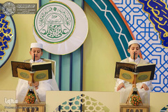 جزءخوانی قاریان نونهالان در حرم علوی