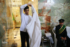 جزءخوانی قاریان نونهالان در حرم مطهر کریمه اهل‌بیت(س)