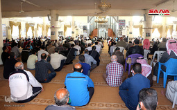 اقامه نماز جمعه در درعا سوریه