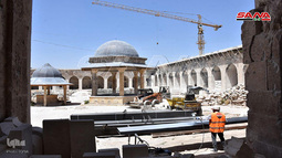 آغاز عملیات ترمیم مسجد اموی حلب