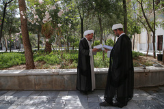 حجره طلبگی امام خمینی در مدرسه فیضیه قم