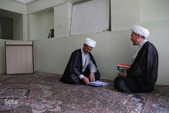 حجره طلبگی امام خمینی در مدرسه فیضیه قم