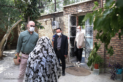 بازدید شیخ اکبری، مدیر شبکه قرآن و معارف سیما از پشت صحنه مجموعه تلویزیونی «یکی بود، یکی نبود»