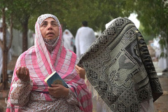 دعای عرفه حجاج ایرانی در صحرای عرفات