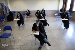 مرحله نخست پانزدهمین آزمون طرح ارزیابی و اعطای مدرک تخصصی به حافظان قرآن کریم در دانشگاه علم و صنعت