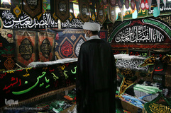 بازار پرچم سیاه محرم در شهر مقدس قم