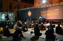 مراسم عزاداری شب سوم محرم در محوطه باز مصلی تبریز